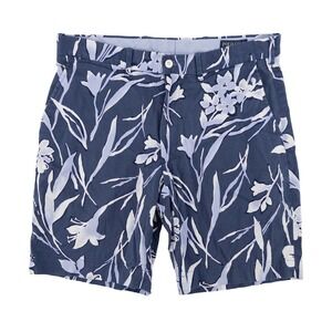 Polo Ralph Lauren Mens 33 Golf Classic Fit Shorts Blue Floral Cotton Hawaiian